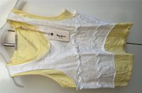 Pepe Jeans 152 top Shirt Tshirt Stickerei weiß gelb Nordrhein-Westfalen - Lengerich Vorschau