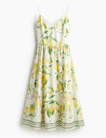 Kleid Zitronen Trägerkleid Gr XL  Gr. 44 H&M Kr. München - Ismaning Vorschau