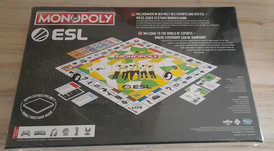 Monopoly Esport ESL Neu und OVP Hasbro Deutsch Englisch in Rain Niederbay