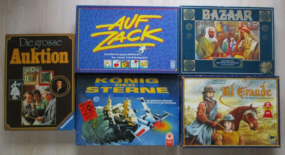 5 Gesellschaftsspiele - König der Sterne + El Grande .... in Schwäbisch Gmünd