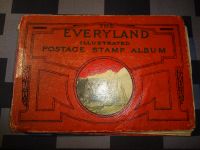 Briefmarkenalbum ca. 1940 Antik - Everyland Illustrated Postage Hessen - Leun Vorschau