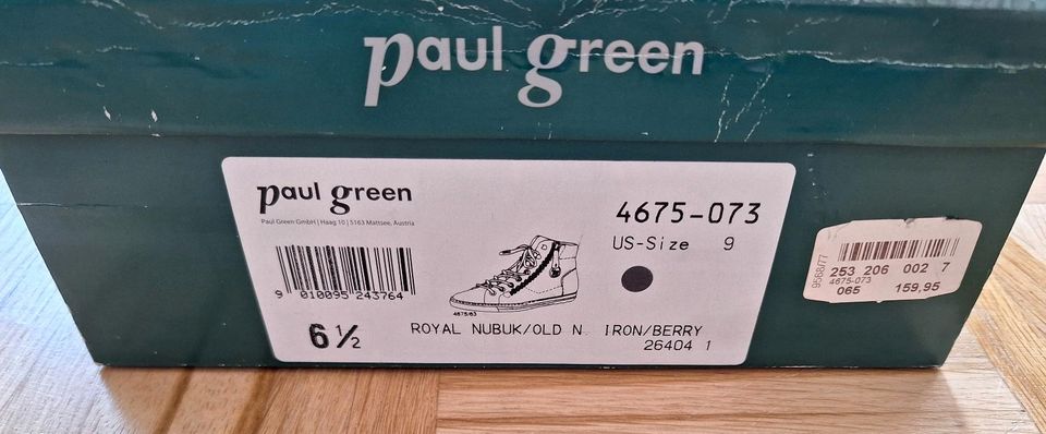 Paul Green Damen-Sneaker *Größe 6 1/2* Nubuk Apricot in Lehrte