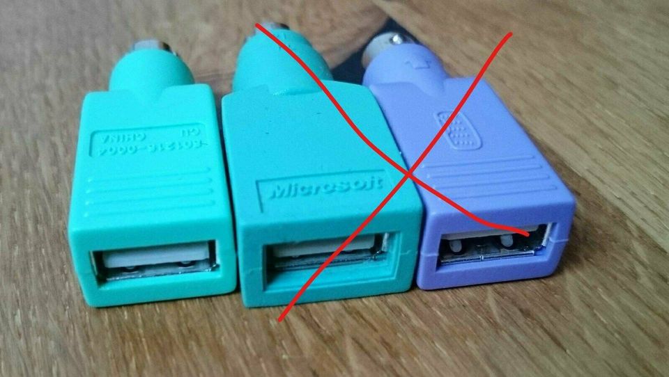 Adapter PS2 Stecker auf USB Buchse in Alfeld