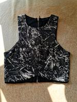 Crop top cropped Tanktop 34 36 XS S batik marmor Reißverschluss Nordrhein-Westfalen - Bottrop Vorschau