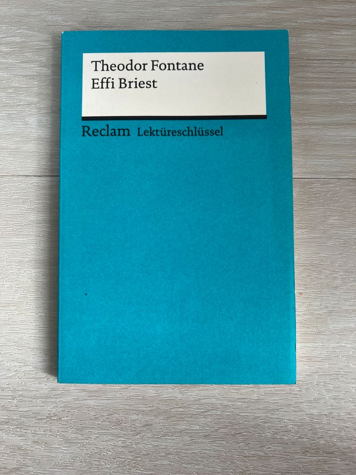 Reclam Lektüreschlüssel Effi Briest in Düsseldorf