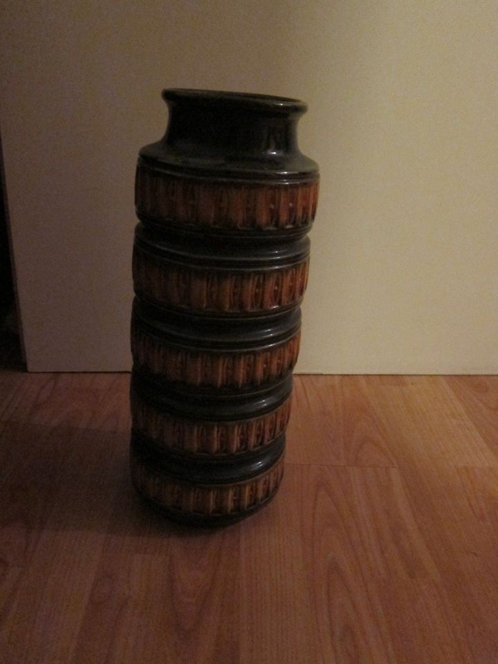 Typische RETRO Scheurich Vase Karamellfarben 268-40 | 41 cm TOP in Frankfurt am Main