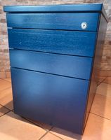 Schreibtischcontainer, Rollcontainer, dunkelblau, Echtholz Nordrhein-Westfalen - Jülich Vorschau