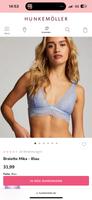 Hunkemöller Bralette Mika Blau Neu Gr. L Hessen - Darmstadt Vorschau