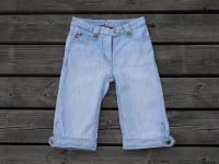 Capri-Bermudas, verwaschene Jeans, halblang, Gr. 110 Hessen - Raunheim Vorschau