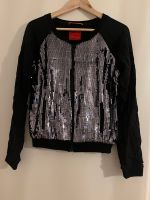 s.Oliver QS Pailletten Jacke Gr. 34 silver schwarz Sendling - Obersendling Vorschau