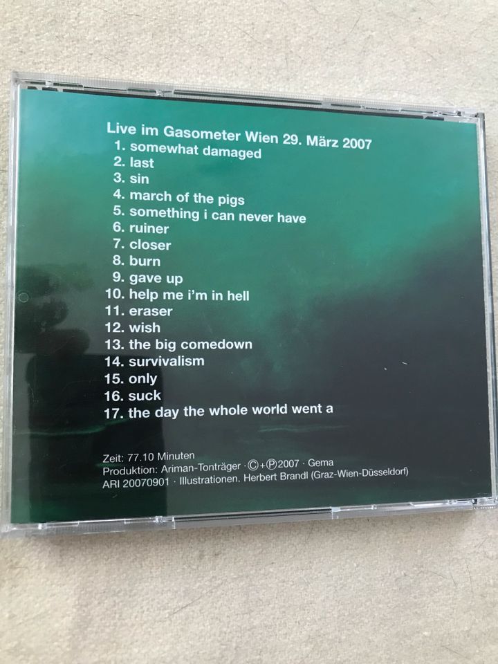 Nine Inch Nails - Radikal (Live im Gasometer Wien 29.03.2007 CD) in Dorfen