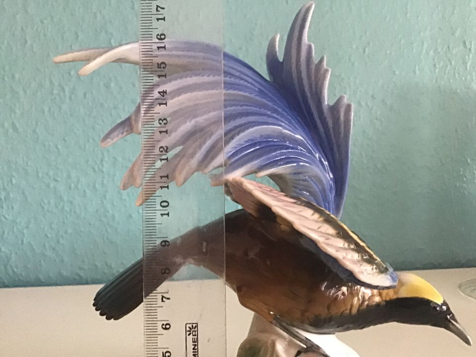 Ens Porzellanfigur Paradiesvogel Sammlerstück Vitrinenstück in Dortmund
