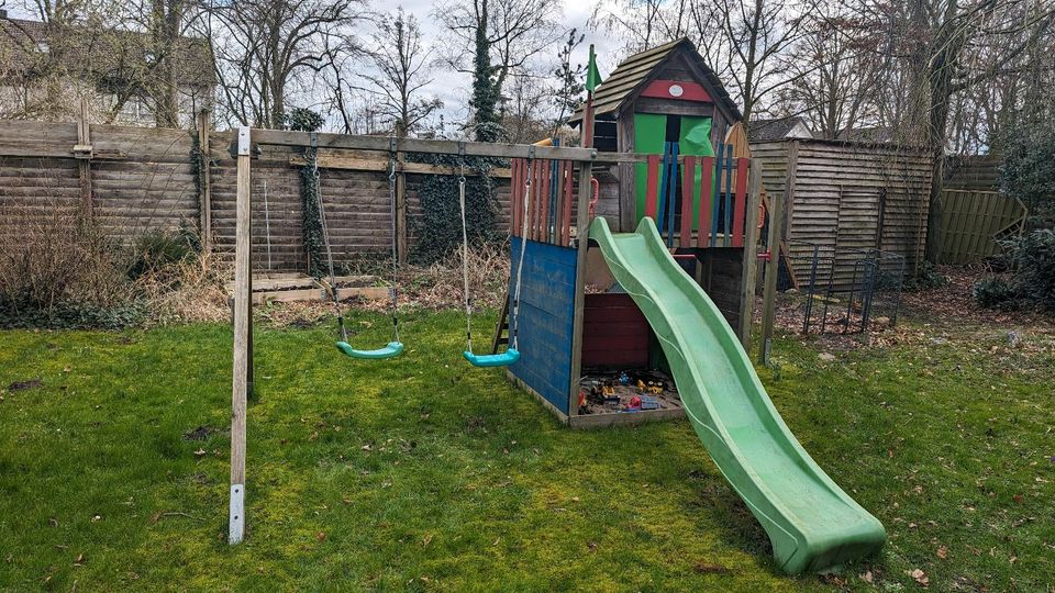 Spielturm Fatmoose HappyHome Hot XXL Kinderspielhaus Sandkasten in Lippstadt