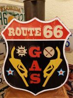 Blechschild-Route 66 Gas Wappenschild Essen - Essen-Stadtmitte Vorschau