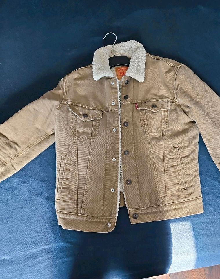 Levis canvas Jacke khaki Größe S kaum getragen. in Remscheid