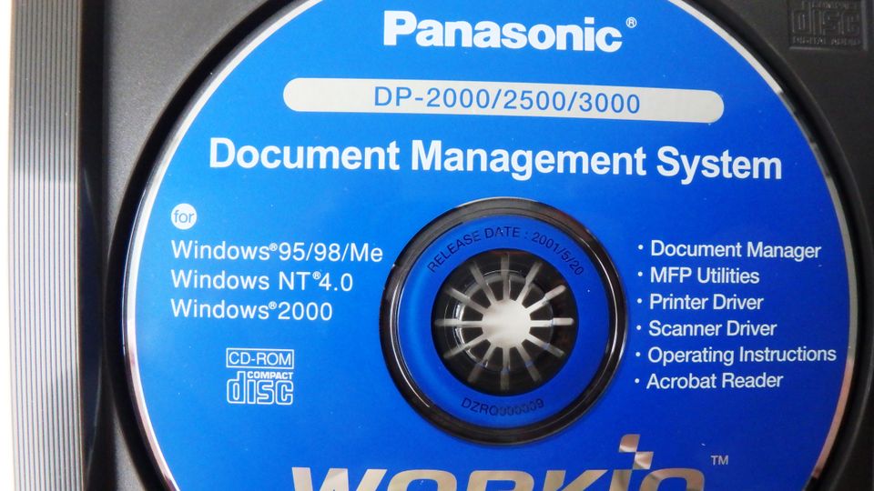 Panasonic WORKIO DP-2000/2500/3000 CD-ROM 2001 in Heidelberg