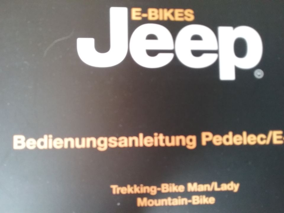 Jeep Trekking E-Bike TLR-7021     Achtung Preis radikal gesenkt!! in Spiesen-Elversberg