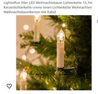 Weihnachtsbaum Lichterkette 50er LED innen Baden-Württemberg - Staufen im Breisgau Vorschau
