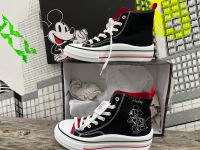 Micky Mouse Sneaker Chucks Halbh Turnschuhe schwarz Gr 40 neu Ov Nordrhein-Westfalen - Leverkusen Vorschau