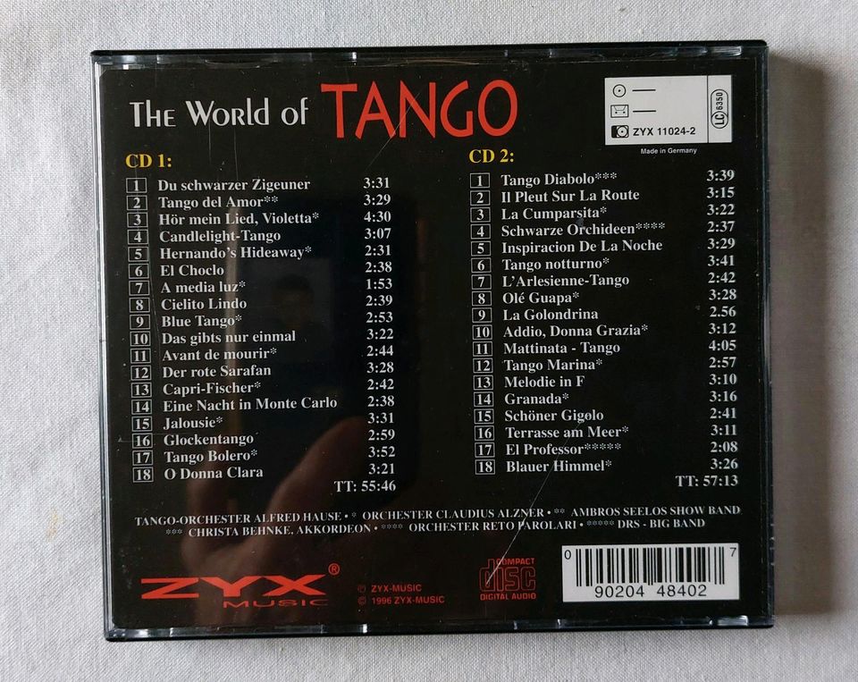 The World of TANGO, 2 CD in Lahnau