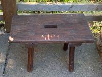 Antiker Vintage Hocker Holz 60er 70er Jahre Nordrhein-Westfalen - Meckenheim Vorschau