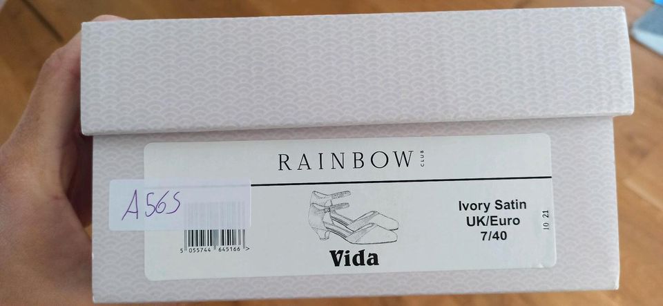 Brautschuhe von rainbow, Vida, Gr. 40, 1x getragen in Winzer