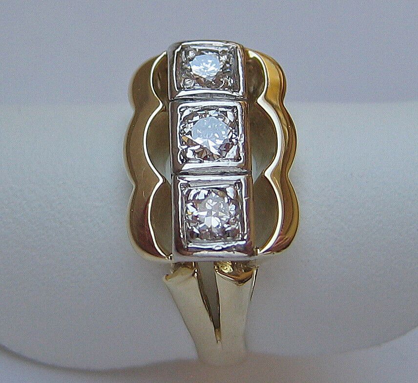 Vintage Brillant H SI 585 14kt Gold Ring Diamant Diamanten ♦️7481 in Lichtenberg (Oberfranken)