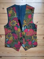 bunte Vintage Weste Blumen floral bunt unisex Klassiker Blätter Berlin - Reinickendorf Vorschau