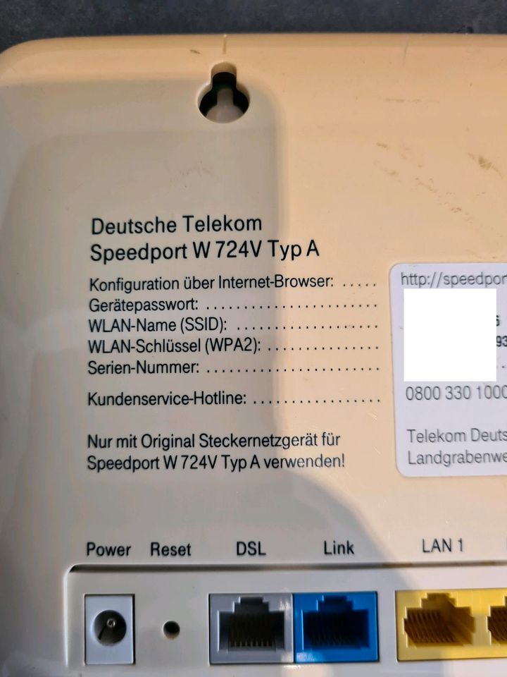 ⭐️ Telekom Speedport W 724V Typ A WLAN Router Internet ⭐️ in Lünen