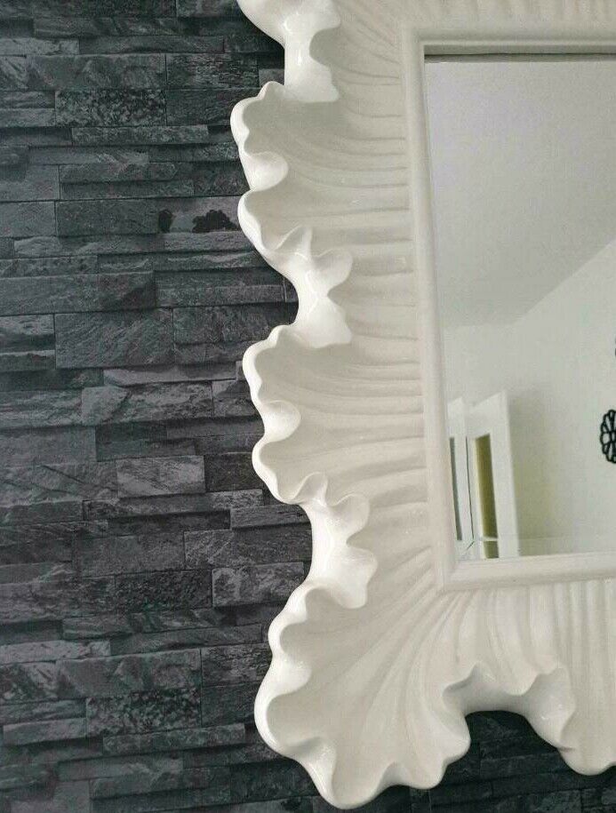 Spiegel Wohnzimmer weiß dekorativ neuwertig in Alsdorf