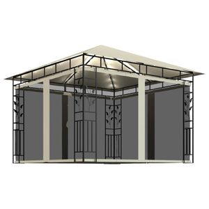 Outsunny Moskitonetz für 3x3 Pavillon 4 Seitenteile Fliegennetz