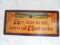 Holzbild Herr sei bei uns..  Ca. 75x35 cm Hessen - Bad Nauheim Vorschau