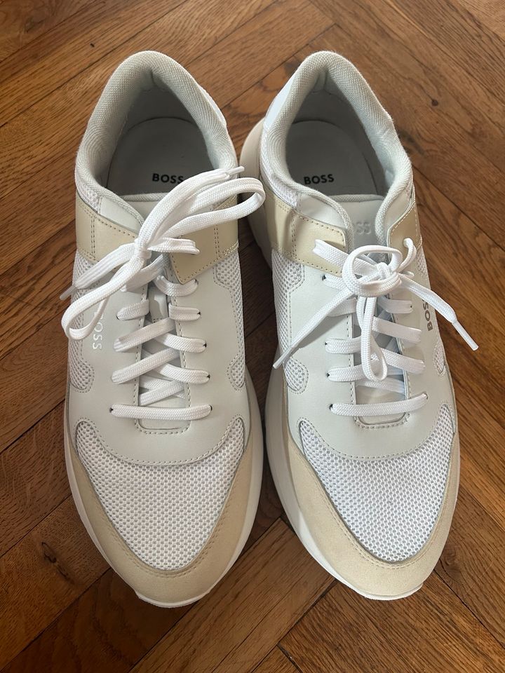 Hugo Boss Dean Runn in off white Gr. 45 in Bad Homburg