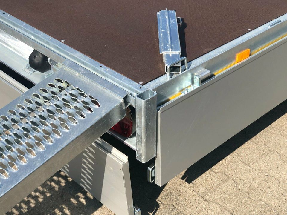 ⭐️ Eduard Auto Transporter 1500 kg 311x200x30 cm Rampen Winde 56 in Schöneiche bei Berlin