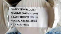 6 Additionsrollen für Tischrechner, 58 mm breit, weiß Kiel - Neumühlen-Dietrichsdorf-Oppendorf Vorschau