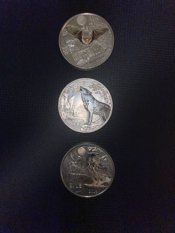 3 Euro Tier Taler komplett - 12 Münzen in Neu Ulm