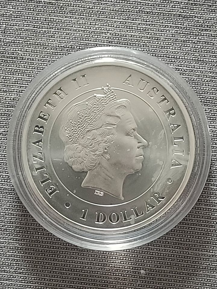 Australien 1 Dollar 2015  "Trichternetzspinne" 1Oz Silber .999 in Dortmund
