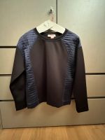 SANDRO Paris Sweatshirt Pullover Schwarz Blau Seide, TOP Hamburg-Mitte - HafenCity Vorschau