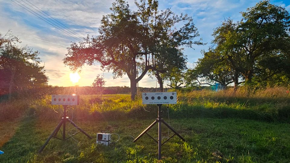 Biathlon Laserschießstände für Firmen, Vereine, Feste mieten. in Mühlheim am Main