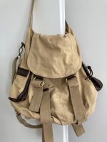 Rucksack-Tasche Shopper Canvas Sandfarben Braun 2in1 Hessen - Bad Nauheim Vorschau