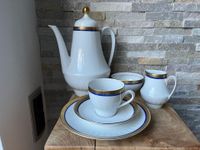 Vintage Kaffeservice Scherzer Bavaria Goldrand und Ornamenten Niedersachsen - Großefehn Vorschau