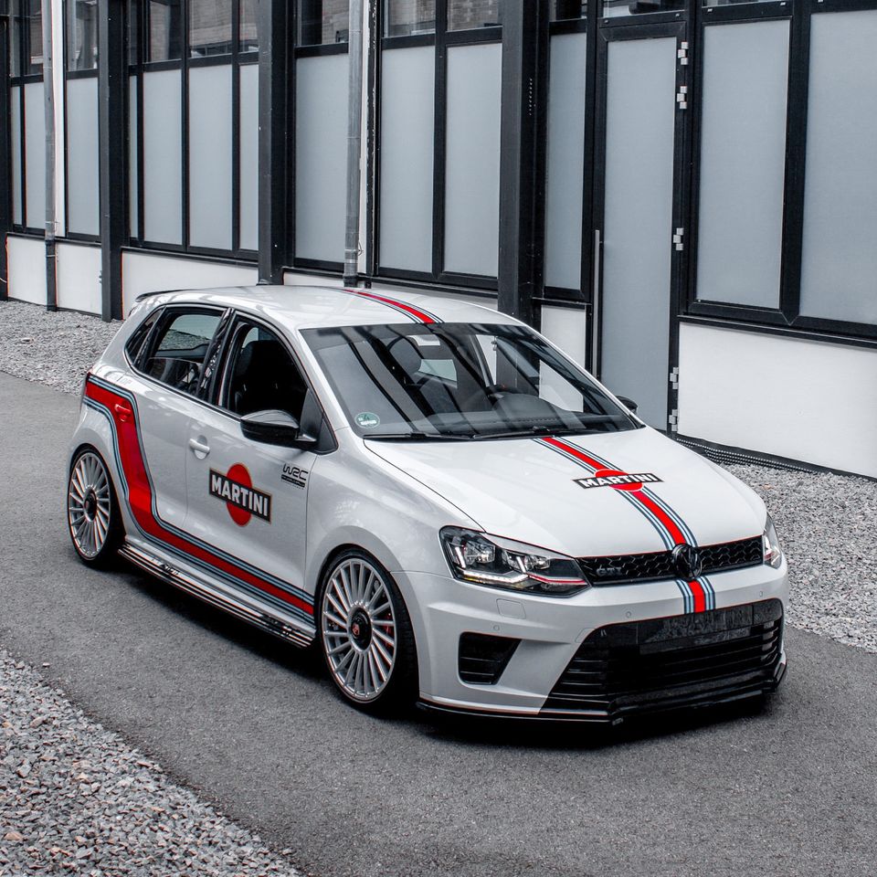 VV Polo GTI 6C Martini Racing in Stuttgart