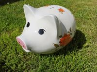 Sparschwein Geschenk Geldgeschenk Porzellan 31 cm gebraucht Bayern - Pöttmes Vorschau