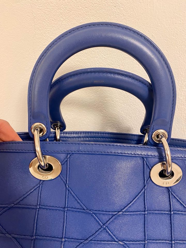 Christian Dior Granville diorissimo Blau Tasche bag lady in Berlin