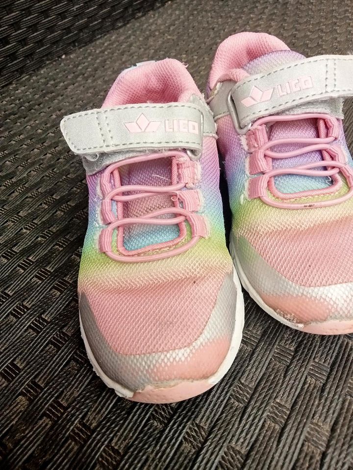 Lico Sneaker Turnschuhe pink Regenbogen 27 in Buchholz in der Nordheide