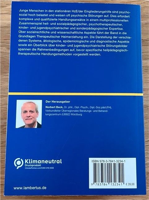 ❤️ Buch Therapeutische Heimerziehung NEU in Dresden