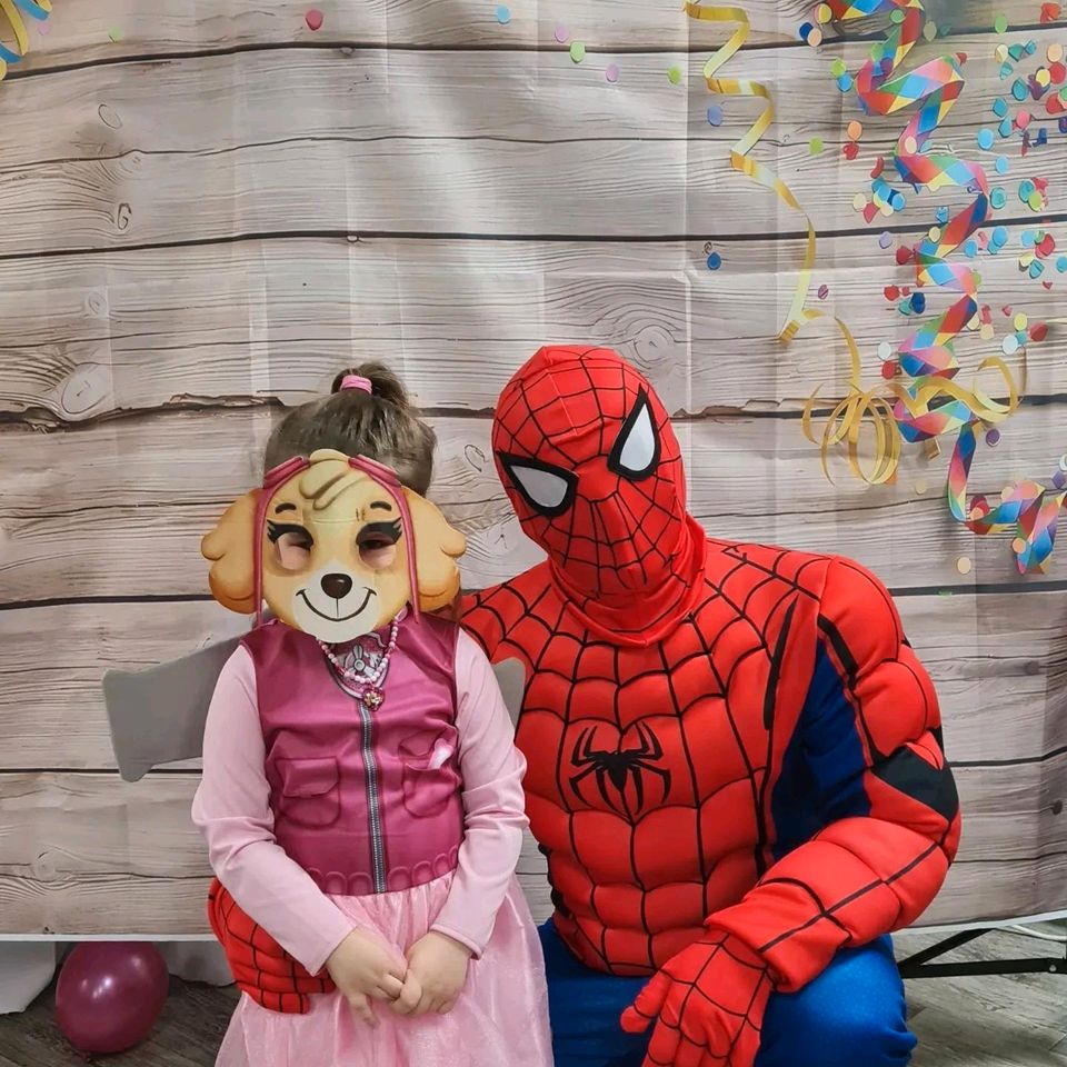 Super Mario und Spiderman Maskottchen Party- Event- Kindergeburts in Bruchsal
