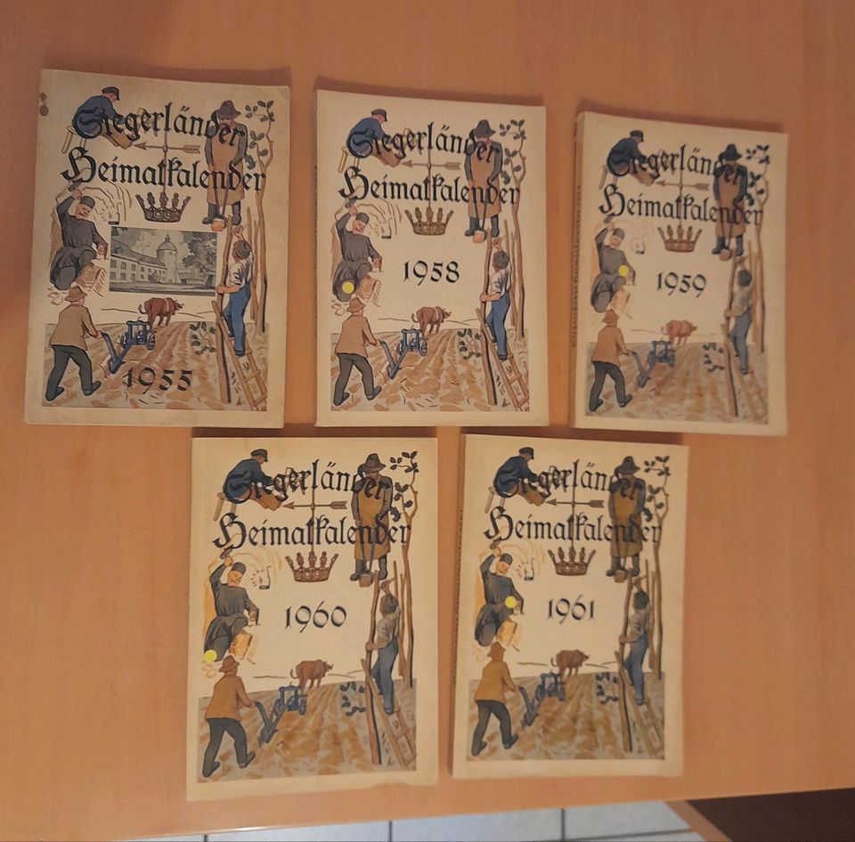 Antiquarische Siegerländer Heimatkalender Siegen in Kreuztal