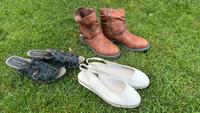 3 Paar Schuhe Stiefel Ballerinas Mustang Grace Land in Gr. 38 Sachsen - Weinböhla Vorschau