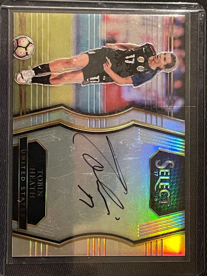 2017 Panini Select Prizm Tobin Heath Autogramm in Plochingen